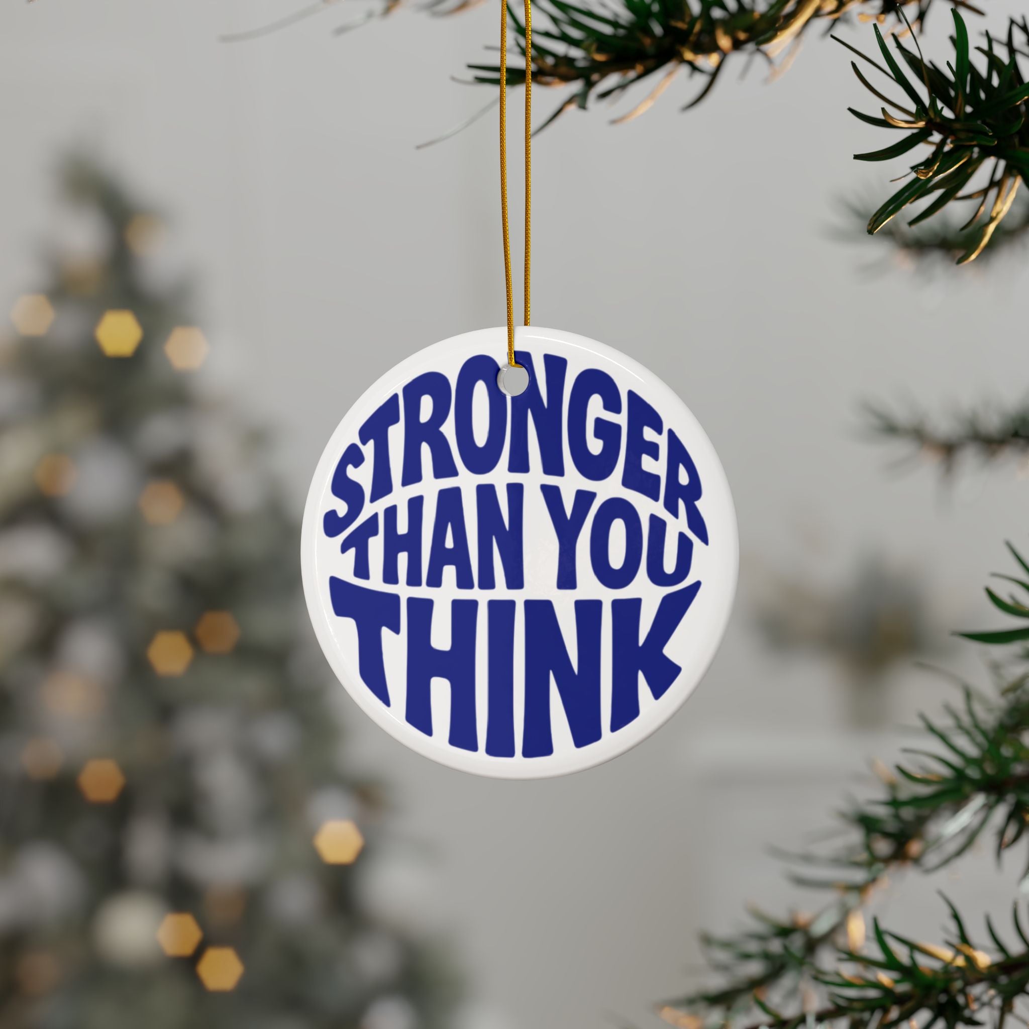 Stronger Circle Ornament